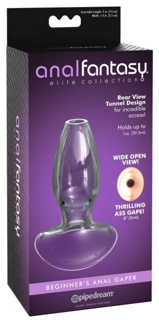Tunel analny przeźroczysty 9.6cm Beginner's Anal Gaper ORION