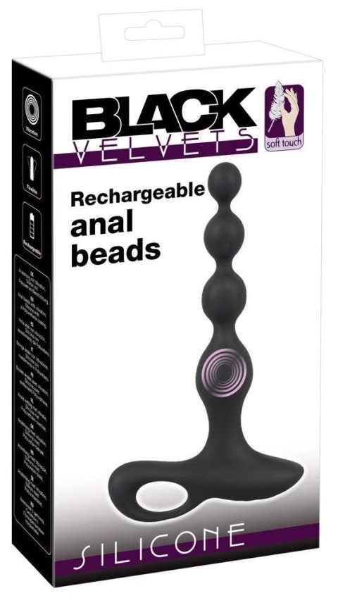 Koraliki analne czarne BV Vibrating Anal Beads