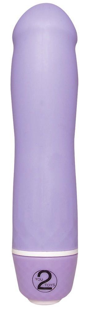 Wibrator Anatomiczny Klasyczny Silikonowy 7 Trybów Bateryjny Fioletowy Vibe 12,4 cm