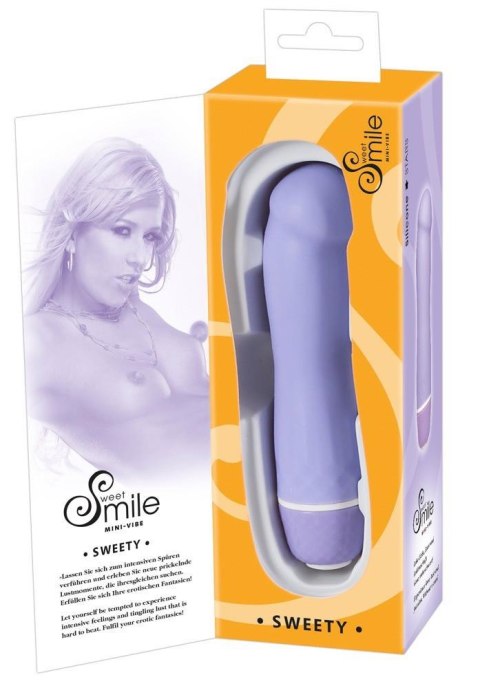 Wibrator Anatomiczny Klasyczny Silikonowy 7 Trybów Bateryjny Fioletowy Vibe 12,4 cm