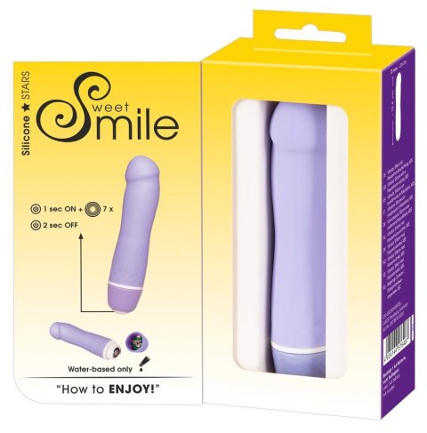 Wibrator Anatomiczny Klasyczny Silikonowy 7 Trybów Bateryjny Fioletowy Vibe 12,4 cm