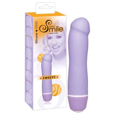 Wibrator Anatomiczny Klasyczny Silikonowy 7 Trybów Bateryjny Fioletowy Vibe 12,4 cm