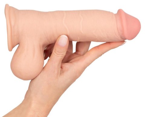 Dildo z ruchomą skórą cieliste 20cm Nature Skin ORION