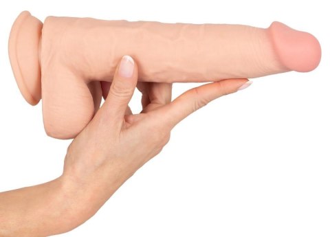 Dildo z ruchomą skórą cieliste 24.7cm Nature Skin ORION
