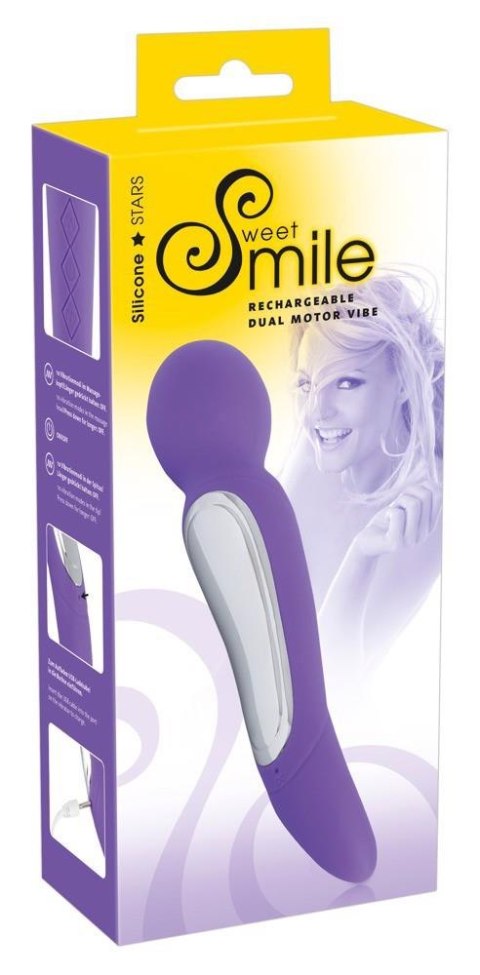 Masażer Akumulatorowy z Podwójnym Silnikiem Rechargeable Dual Motor Vibe