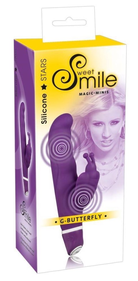 Wibrator Motylkowy Z Podwójną Stymulacją - SMILE G-BUTTERFLY