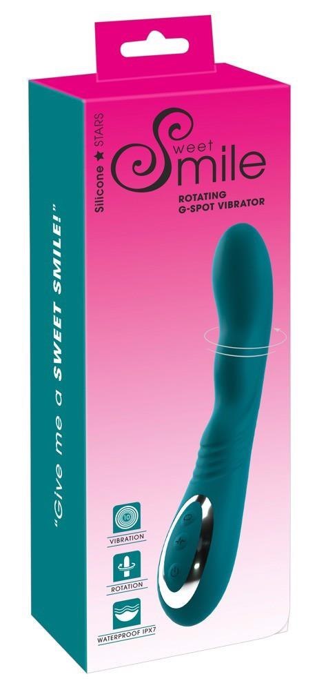 Wibrator Obrotowy Do Punktu G Silikonowy Wodoodporny Magnetyczny USB - Sweet Smile