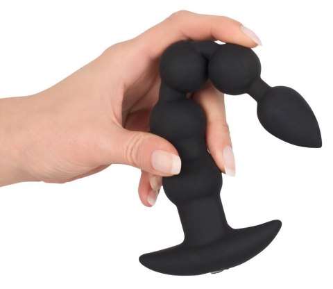Koraliki analne czarne Black Velvets Rechargeable