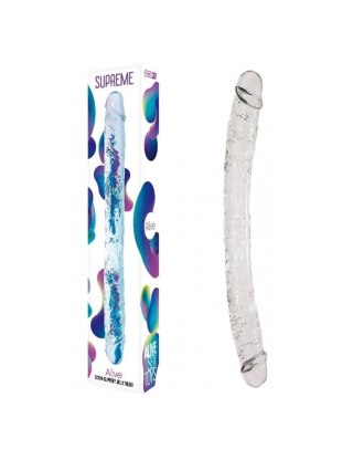 Dildo podwójne przeźroczyste 38.5cm Supreme Jelly CNEX