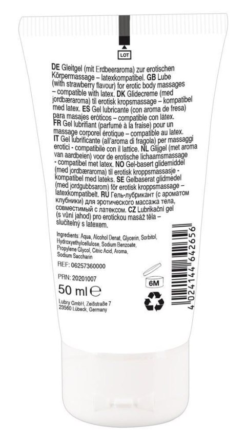 Żel do seksu oralnego wegański Lick it Strawberry 50ml ORION