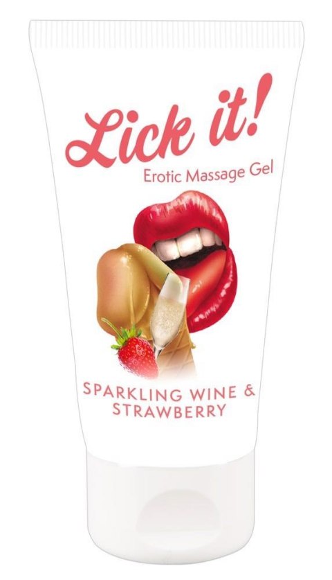 Żel do seksu oralnego wegański Lick it Strawberry 50ml ORION