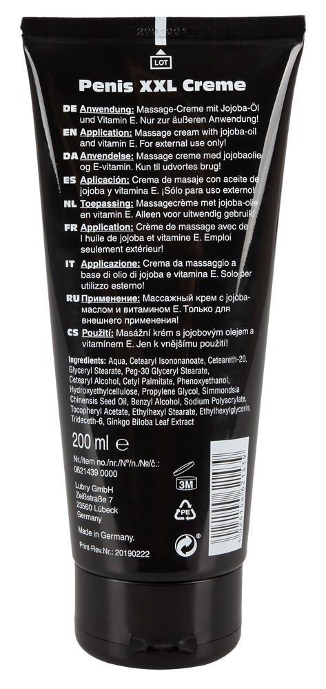 Krem powiększający penisa Penis XXL Creme 200ml