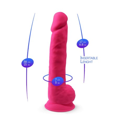 Dildo silikonowe różowe 38cm SD.Model 1 CNEX