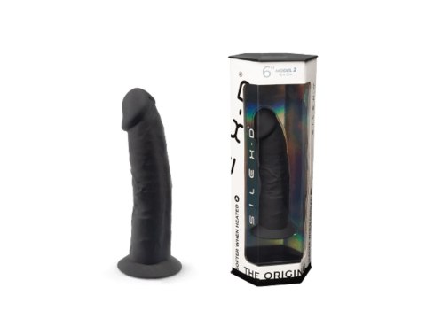 Dildo z przyssawką czarne 17cm S.D Model 2