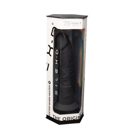 Dildo z przyssawką czarne 19cm S.D Model 2