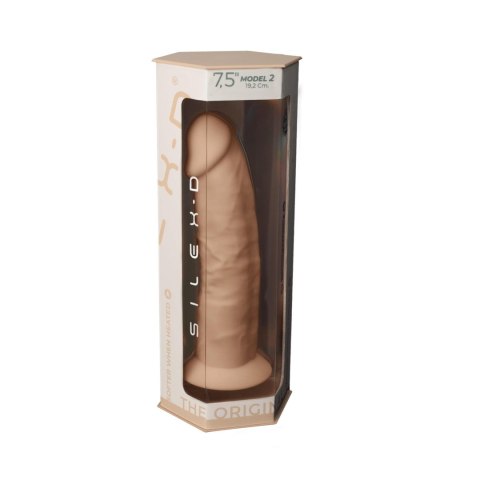 Dildo z przyssawką beżowe 19cm S.D Model 2