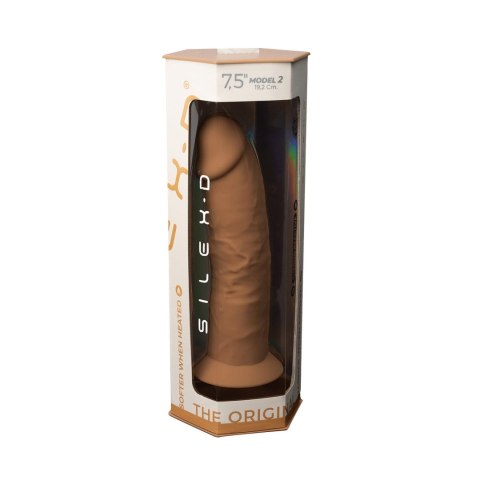 Dildo silikonowe karmelowe 19cm SD. Model 2 CNEX