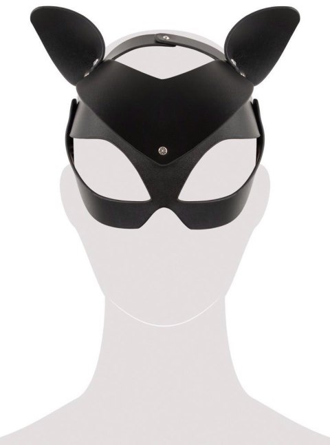 Maska na oczy czarna Bad Kitty Cat Mask Rhinestones