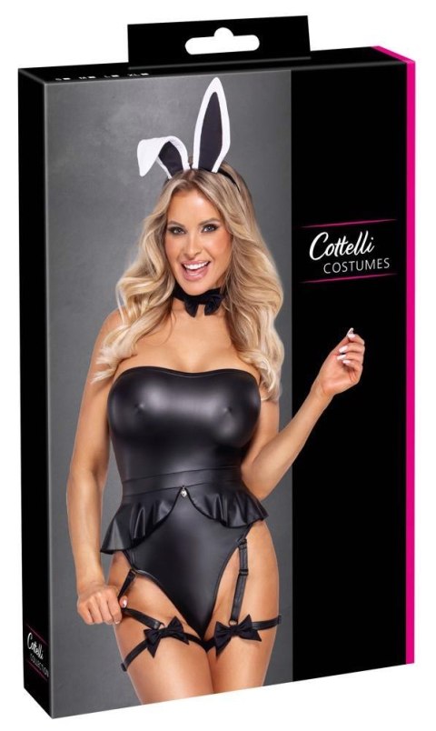 Kostium króliczka czarny rozmiar M Bunny Body ORION