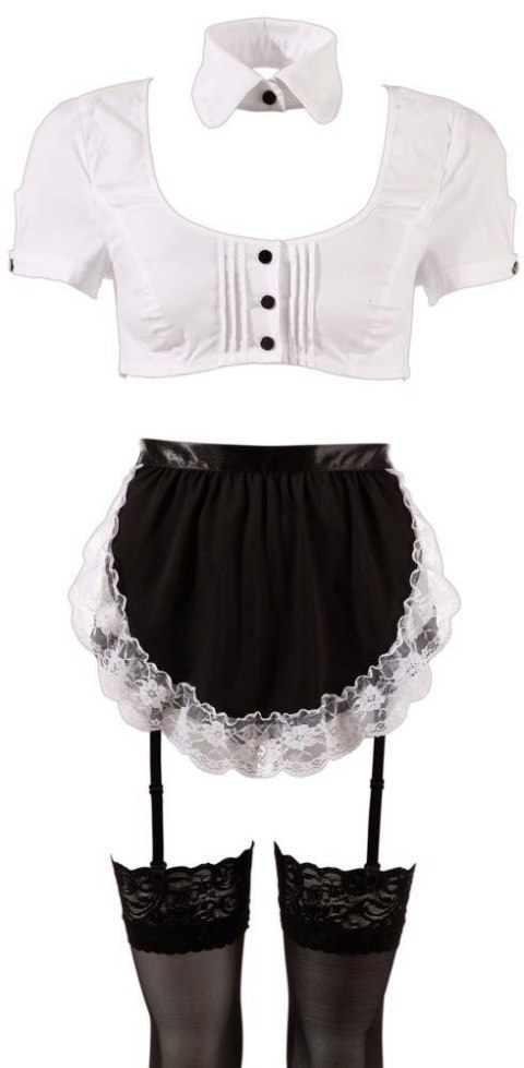Kostium pokojówki czarny rozmiar M Maid Set ORION