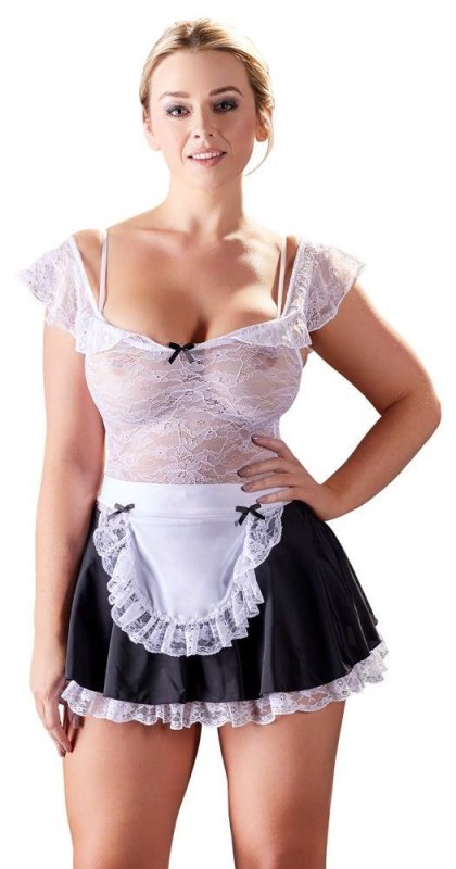 Kostium pokojówki biało-czarny rozmiar L Maid's Dress ORION