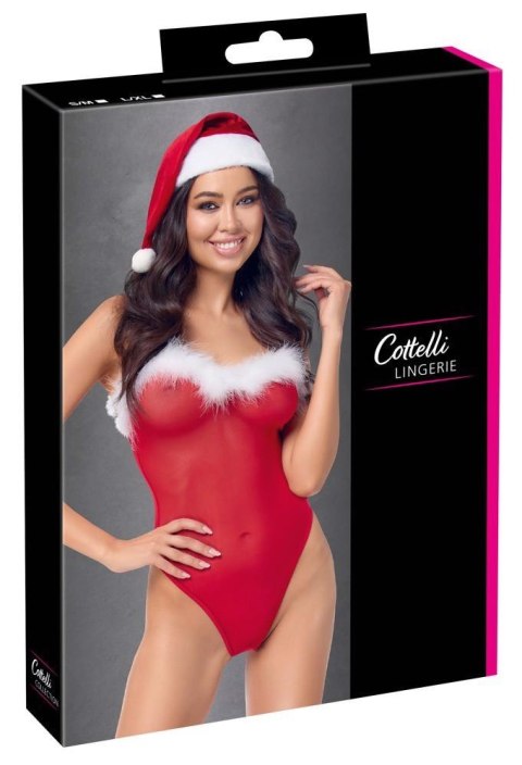 Body i czapka zestaw czerwony X-Mas S/M ORION