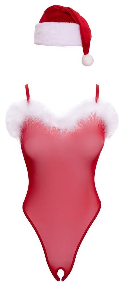 Body i czapka zestaw czerwony X-Mas S/M ORION