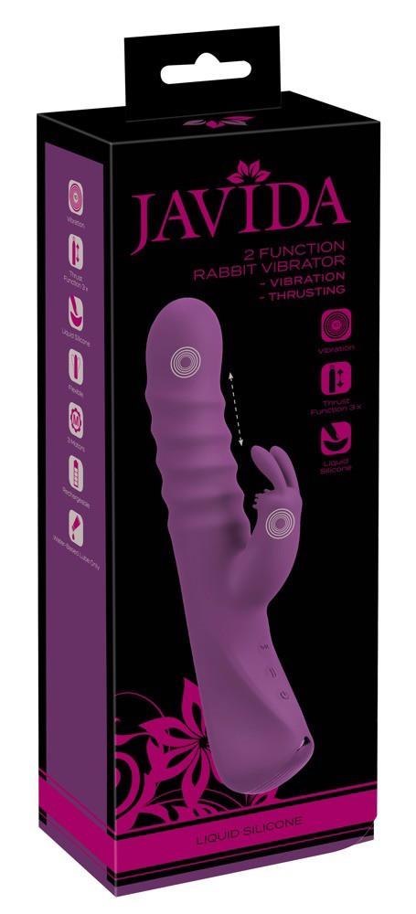 Wibrator Królik 2 Funkcje Wibracje I Pchanie Rabbit Vibe Thrusting Vib-Javida