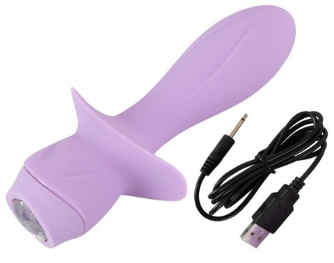 Wibrator Korek Analny Kompaktowy Pastelowy Fioletowy – Cuties Mini Vibrator Purple 4