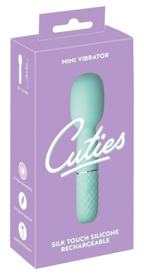 Masażer Cuties Mini Wand 5.0 10 Trybów USB Ładowany Zielony