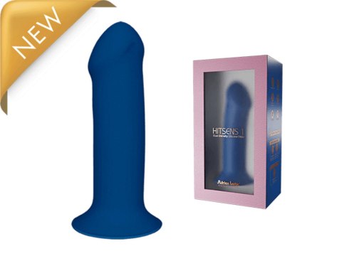Dildo niebieskie 17.5cm HITSENS 1 Adrien Lastic