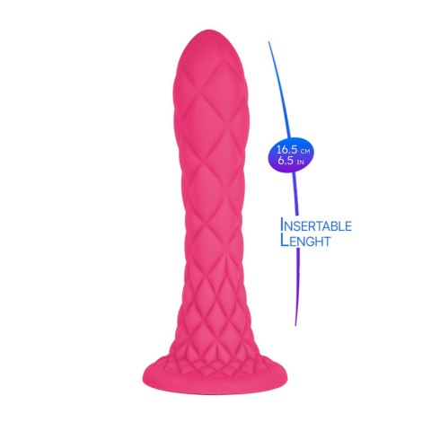 Dildo ze strukturą różowe 18.5cm Fantasy Line Dreamy CNEX