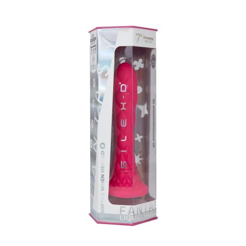 Dildo ze strukturą różowe 18.5cm Fantasy Line Dreamy CNEX