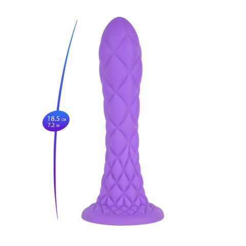 Dildo ze strukturą fioletowe 18.5cm Fantasy Line Dreamy CNEX