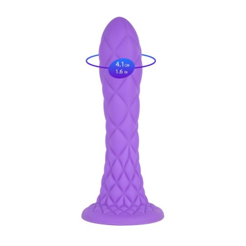 Dildo ze strukturą fioletowe 18.5cm Fantasy Line Dreamy CNEX