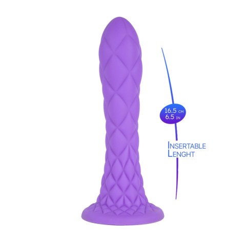 Dildo ze strukturą fioletowe 18.5cm Fantasy Line Dreamy CNEX