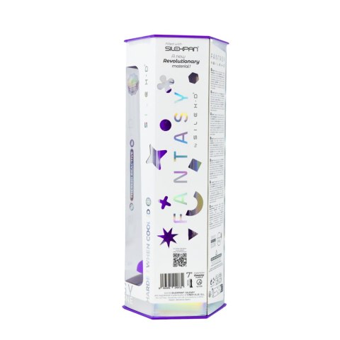 Dildo ze strukturą fioletowe 18.5cm Fantasy Line Dreamy CNEX
