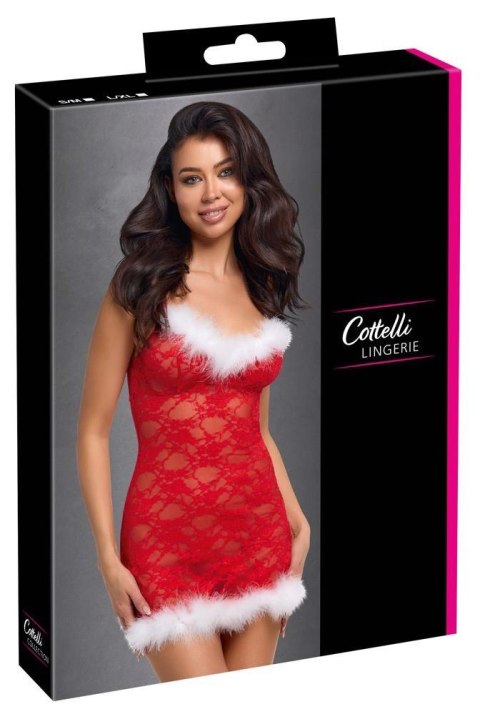 Kostium mikołajki sukienka czerwona X-Mas L/XL ORION