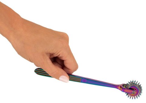 Koło Wartenberga metalowe multikolor 18.5cm Rainbow Triple Pinwheel ORION