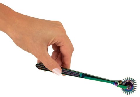 Koło Wartenberga metalowe multikolor 18.5cm Rainbow Triple Pinwheel ORION