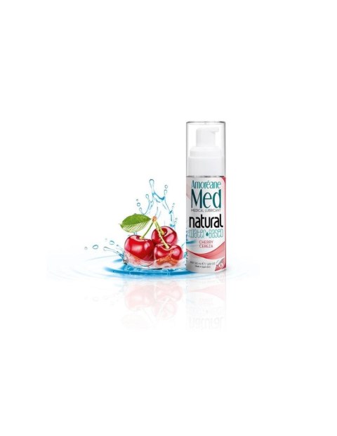 Lubrykant zapachowy AMOREANE MED natural z phytoplanktonem wiśnia 50ml