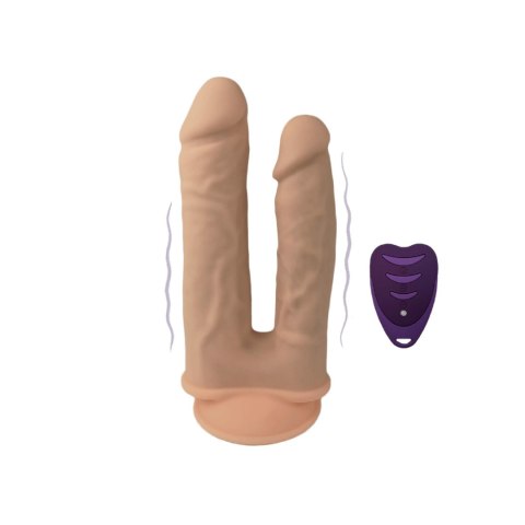 Wibrator realistyczny cielisty 19.5 i 17.5cm SD.Model 1 CNEX