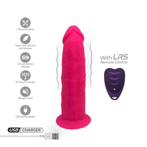 Dildo wibrujące różowe 16cm Model 2 CNEX