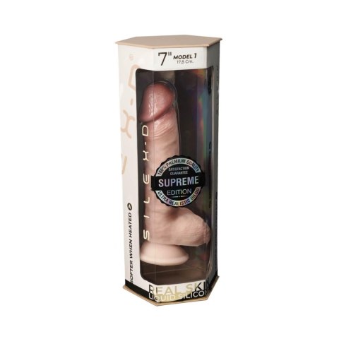 Dildo realistyczne termoaktywne naturalne 17.8cm Premium Real Skin Model 2 CNEX