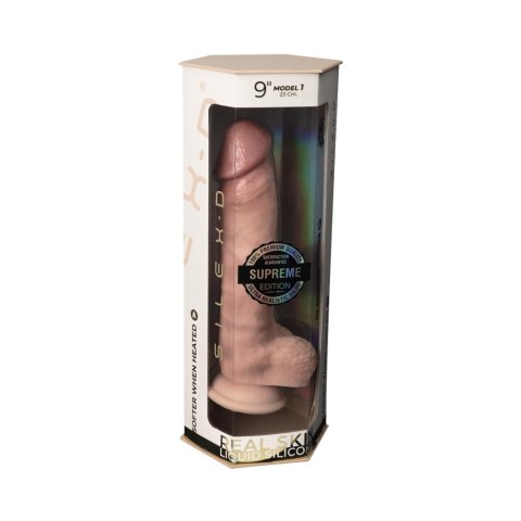 Dildo realistyczne termoaktywne naturalne 22.9cm Premium Real Skin Model 2 CNEX