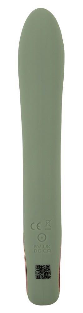 Elegancki Wibrator Króliczek - YOU2TOYS SLIM RABBIT OLIVE