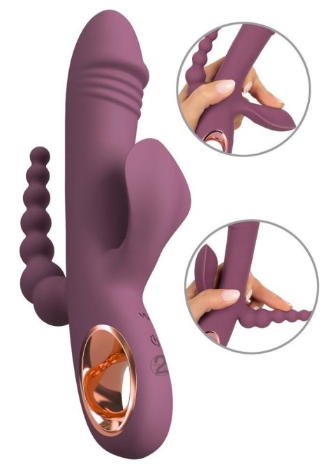 Innowacyjny Masażer 3-w-1 SLIM TRIPLE PLUM- YOU2TOYS