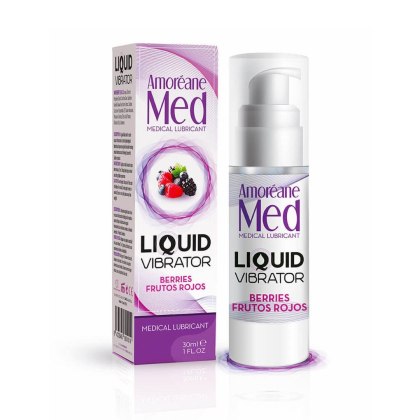 Wibrator w płynie jagoda Liquid Vibrator Berries 30ml