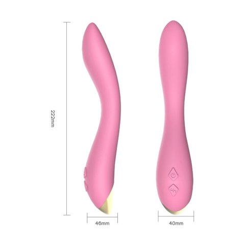 Wibrator Do Punktu G Wodoodporny Z 9 Funkcjami Wibracji Różowy