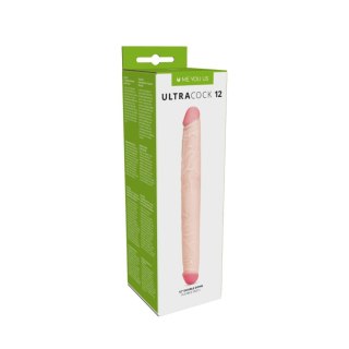 Dildo podwójne cieliste 30.5cm Me You Us Ultra Cock Double Ended ABS